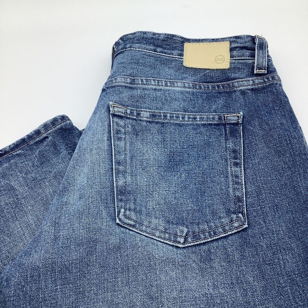 AG Womens Remy Low Rise Boxy Straight Jeans‎ Blue Size 27